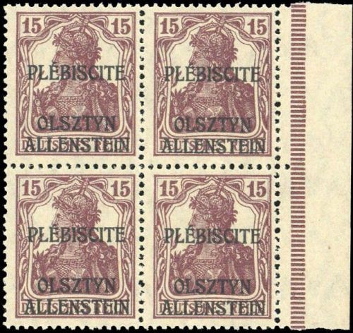 1920, Allenstein, 4 a (4), **