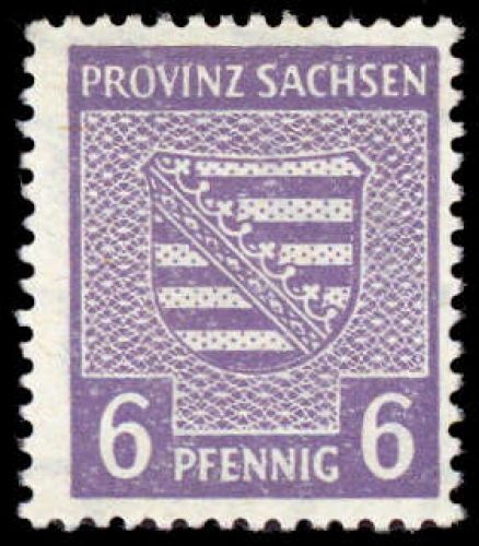 1945, SBZ Provinz Sachsen, 76 Yb, **
