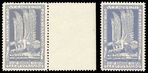 1912, Deutsches Reich, 4 a+b, **