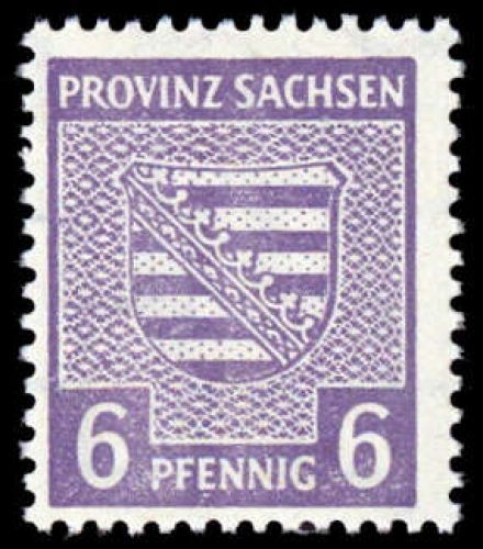 1945, SBZ Provinz Sachsen, 76 Yb, **