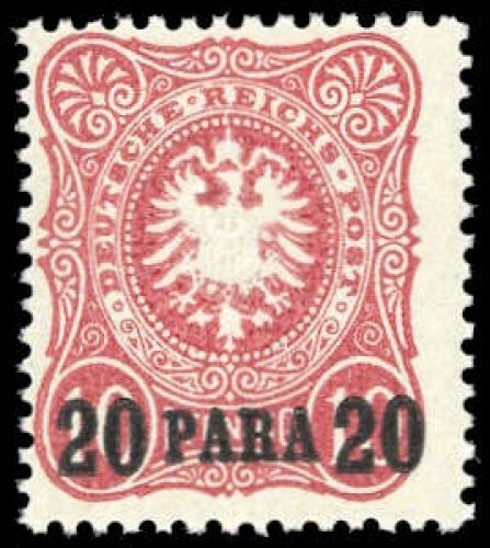 1884, Deutsche Auslandspost Türkei, 2 Na, **