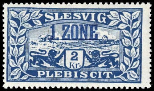 1920, Deutsches Abstimmgeb. Schleswig, 26 b, **