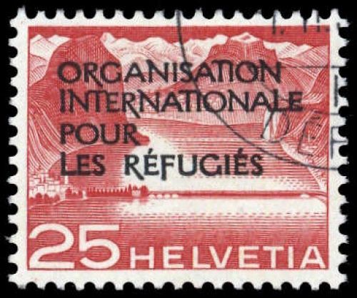 1950, Schweiz Internationale Flüchtlingsorganisation OIR, 4 PF I ...