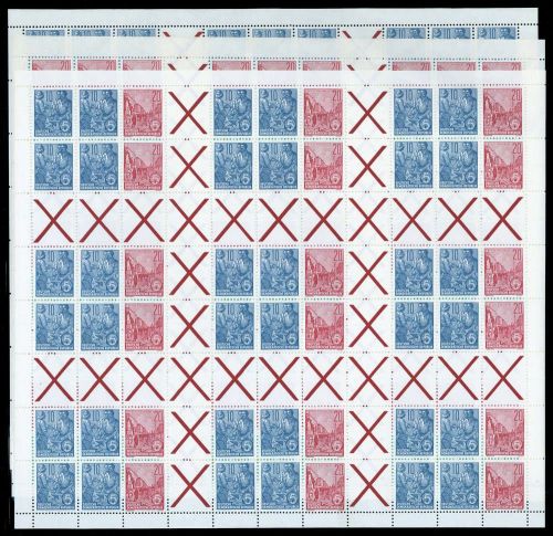 1955, DDR, MHB 1-3, **
