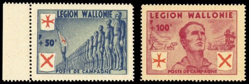 1942, Deutsche Besetzung II. WK Belgien Wallonische.Legion, I- ...