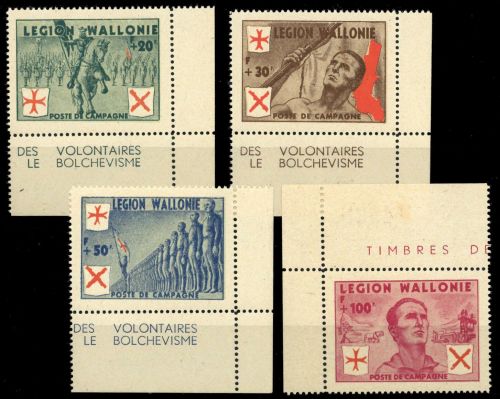 1942, Deutsche Besetzung II. WK Belgien Wallonische.Legion, I- ...