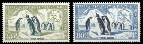 1956, Französische Gebiete in der Antarktis, 8-9, **