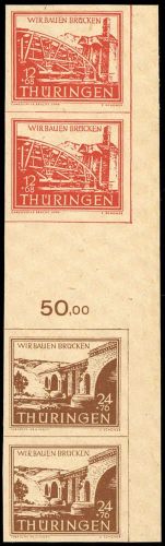 1946, SBZ Thüringen, S Zd 2 c y, **
