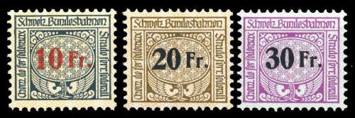 1934, Schweiz, E 69-71, **