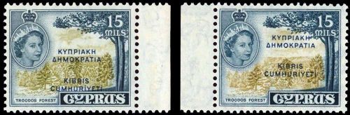 1960, Zypern, 183 a+b, **