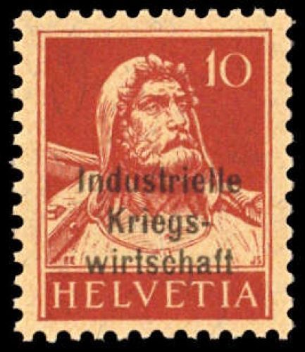 1918, Schweiz Dienstmarken für Kriegswirtschaft, 4 II, **