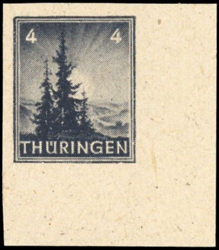 1945, SBZ Thüringen, 93 AYz1 U Ecke, **