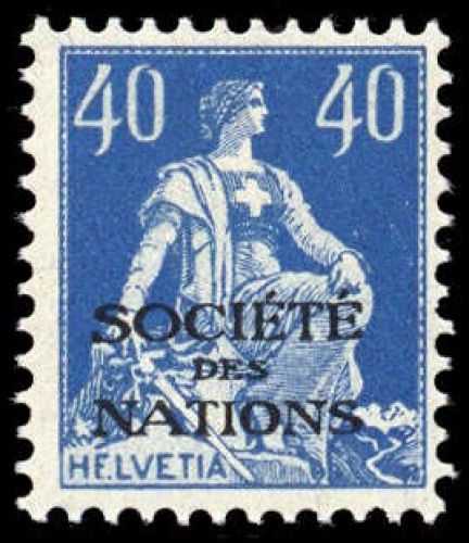 1922, Schweiz Völkerbund SDN, 8 PF I, **