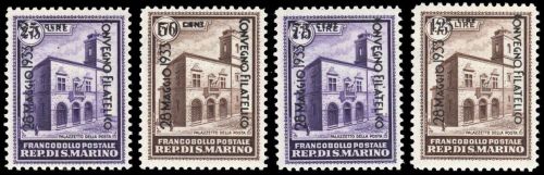 1933, San Marino, 198-201, **