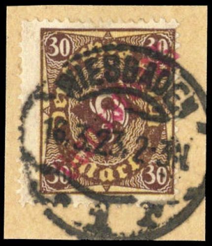 1923, Deutsches Reich Dienst Regierung Wiesbaden, WIE 14 II b K, ...