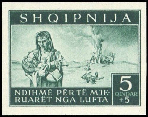 1944, Deutsche Besetzung II. WK Albanien, 15 U, **