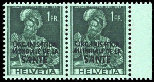 1948, Schweiz Weltgesundheitsorganisation OMS, 19 DP, **