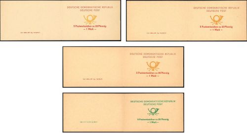 1971, DDR, SMH 2 Typen, **