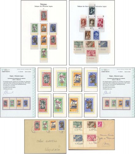 Deutsche Besetzung II. WK Belgien Flämische Legion, V-VIII (4) u.a.