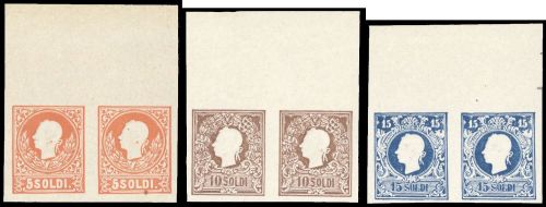 1884, Österreich Lombardei Venetien, 6-11 ND III (2) OR