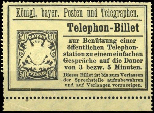 1894, Altdeutschland Bayern, TB 21, (*)