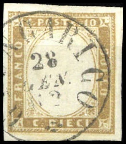 1855, Italien Staaten Sardinien, 11, gest.