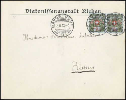 1911, Schweiz, PF 4 I (2), Brief