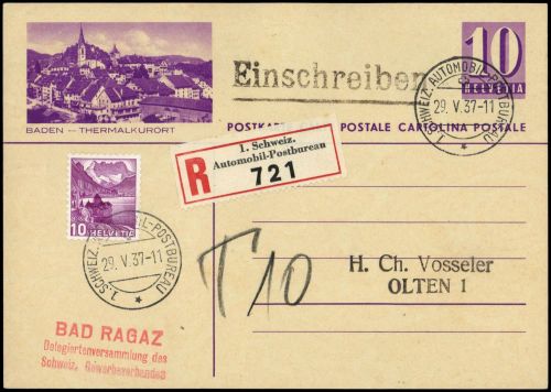 Schweiz, Brief
