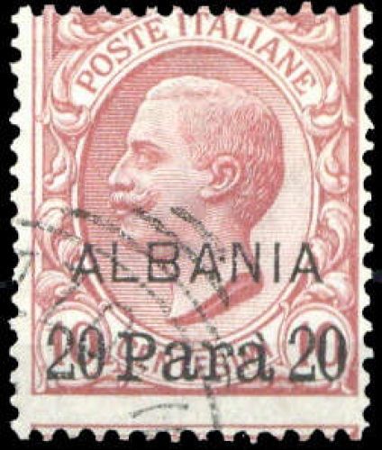 1902, Italienische Post in Albanien, 3, gest.