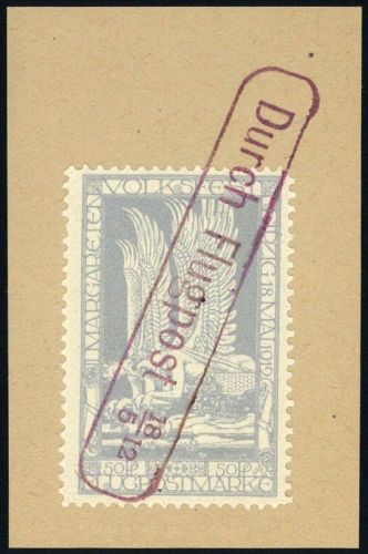 1912, Deutsches Reich, 4 a Stpl., Briefst.