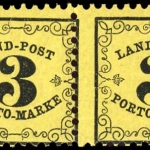 1862, Altdeutschland Baden Landpost, LP 2 y (2), **