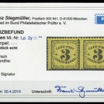 1862, Altdeutschland Baden Landpost, LP 2 y (2), **