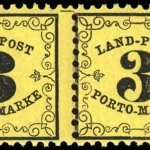 1862, Altdeutschland Baden Landpost, LP 2 y (2), **