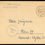 1943, Kroatien, Brief