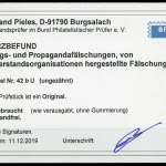 1944, Kriegs und Propagandafälschungen II. WK, 42 b U Ecke, (*)
