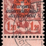 1924, Schweiz Internationale Arbeitsamt BIT, 22 x I, cto