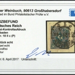 1923, Deutsches Reich Dienst Regierung Wiesbaden, WIE 18 II c, ...