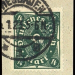 1923, Deutsches Reich Dienst Regierung Wiesbaden, WIE 3 II c, ...