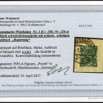 1923, Deutsches Reich Dienst Regierung Wiesbaden, WIE 3 II c, ...