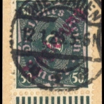 1923, Deutsches Reich Dienst Regierung Wiesbaden, WIE 18 (W) II ...