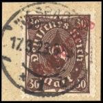 1923, Deutsches Reich Dienst Regierung Wiesbaden, WIE 15 II b, ...