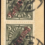 1923, Deutsches Reich Dienst Regierung Wiesbaden, WIE 8 II b (2) ...