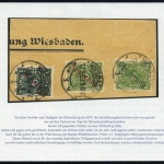 1923, Deutsches Reich Dienst Regierung Wiesbaden, WIE 16 II b, ...