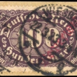 1923, Deutsches Reich Dienst Regierung Wiesbaden, WIE 20 II b, ...