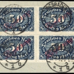 1923, Deutsches Reich Dienst Regierung Wiesbaden, WIE 17 III b ...