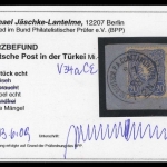 1875, Deutsche Auslandspost Türkei, Vorläufer, V 34 a CE, Briefst.