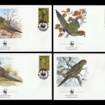 1987, Norfolk, 421-24, FDC