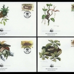 1984, Jamaica, 591-94, FDC