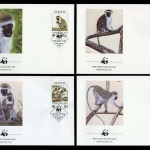 1986, St. Kitts Nevis, 184-87, FDC