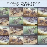 2001, St. Vincent Grenadinen Bequia, 306-09 KB ZD, **